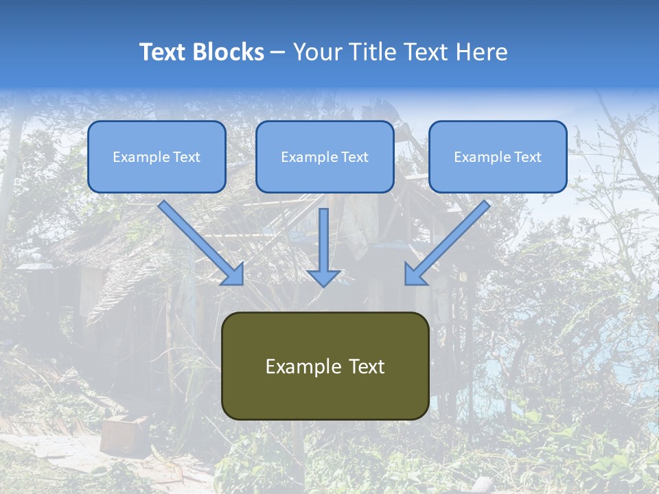 Danger Boracay Hurricane PowerPoint Template