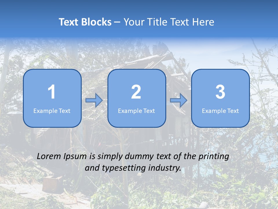 Danger Boracay Hurricane PowerPoint Template