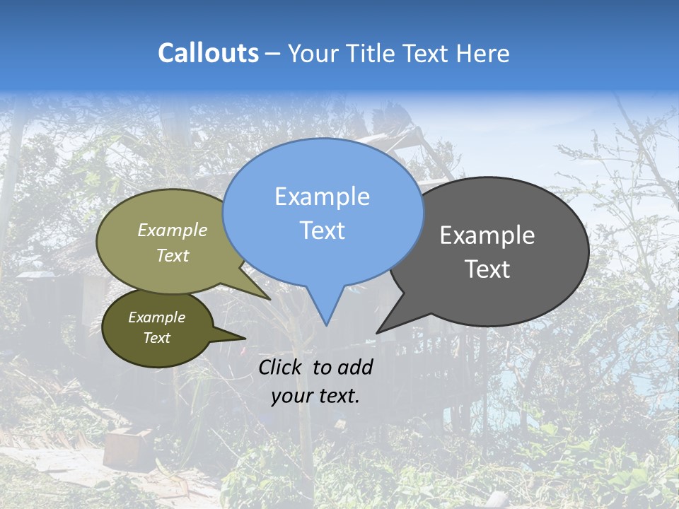 Danger Boracay Hurricane PowerPoint Template