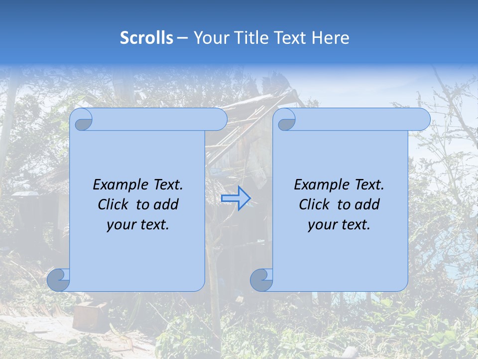 Danger Boracay Hurricane PowerPoint Template
