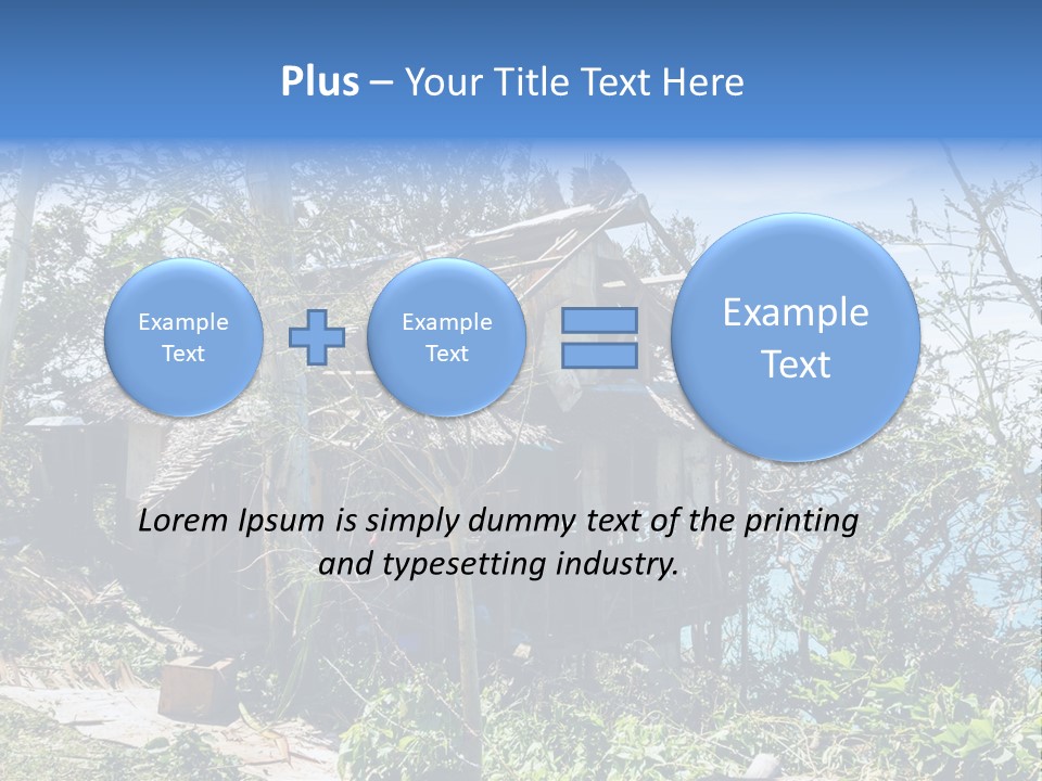 Danger Boracay Hurricane PowerPoint Template