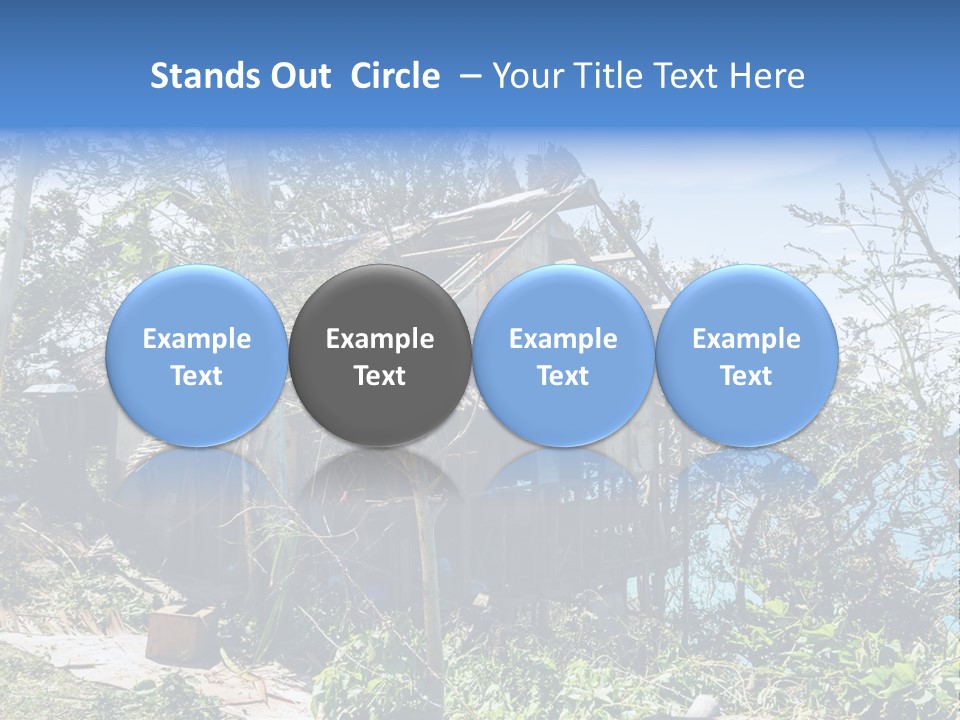 Danger Boracay Hurricane PowerPoint Template