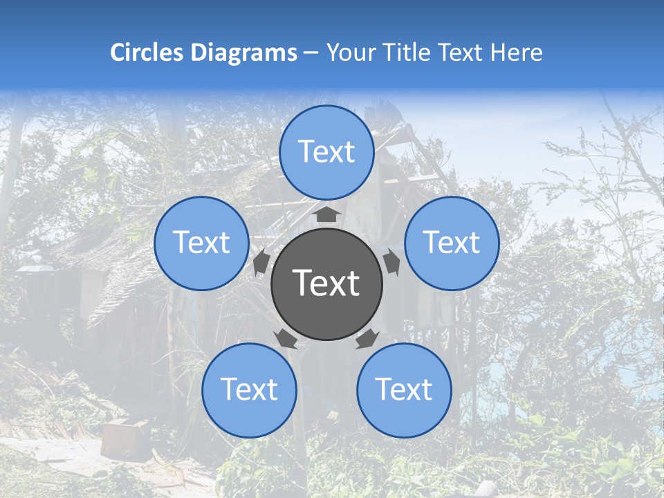 Danger Boracay Hurricane PowerPoint Template