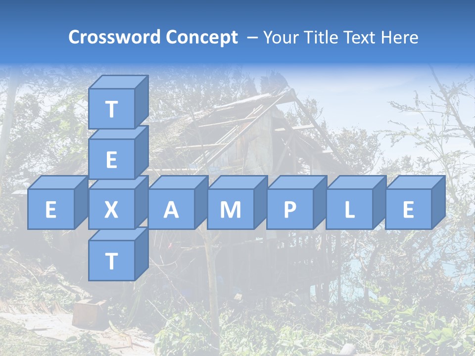 Danger Boracay Hurricane PowerPoint Template