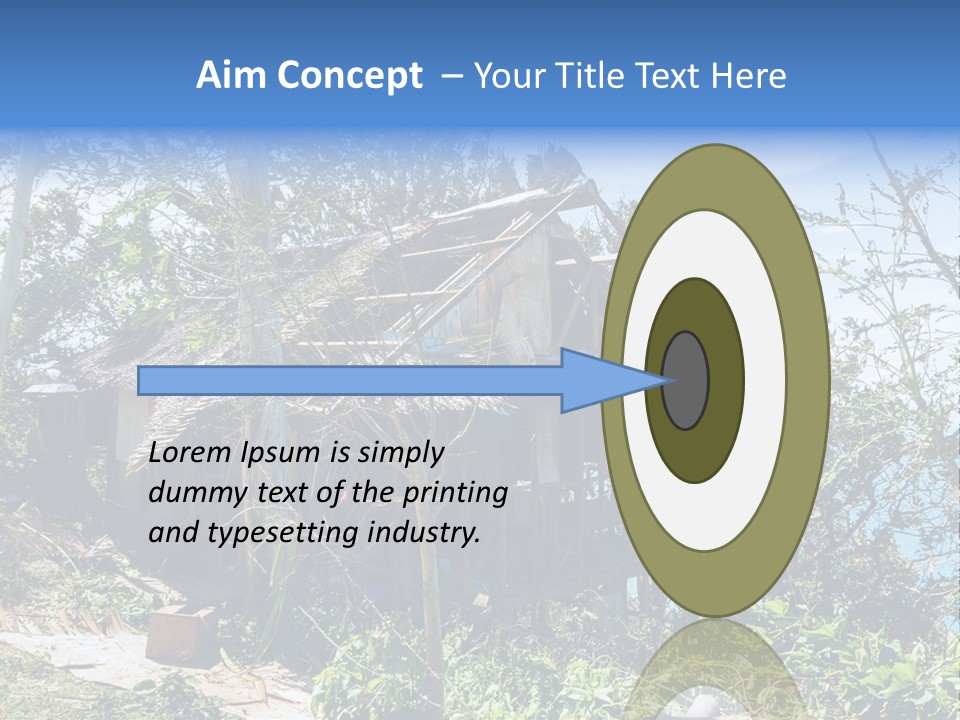 Danger Boracay Hurricane PowerPoint Template