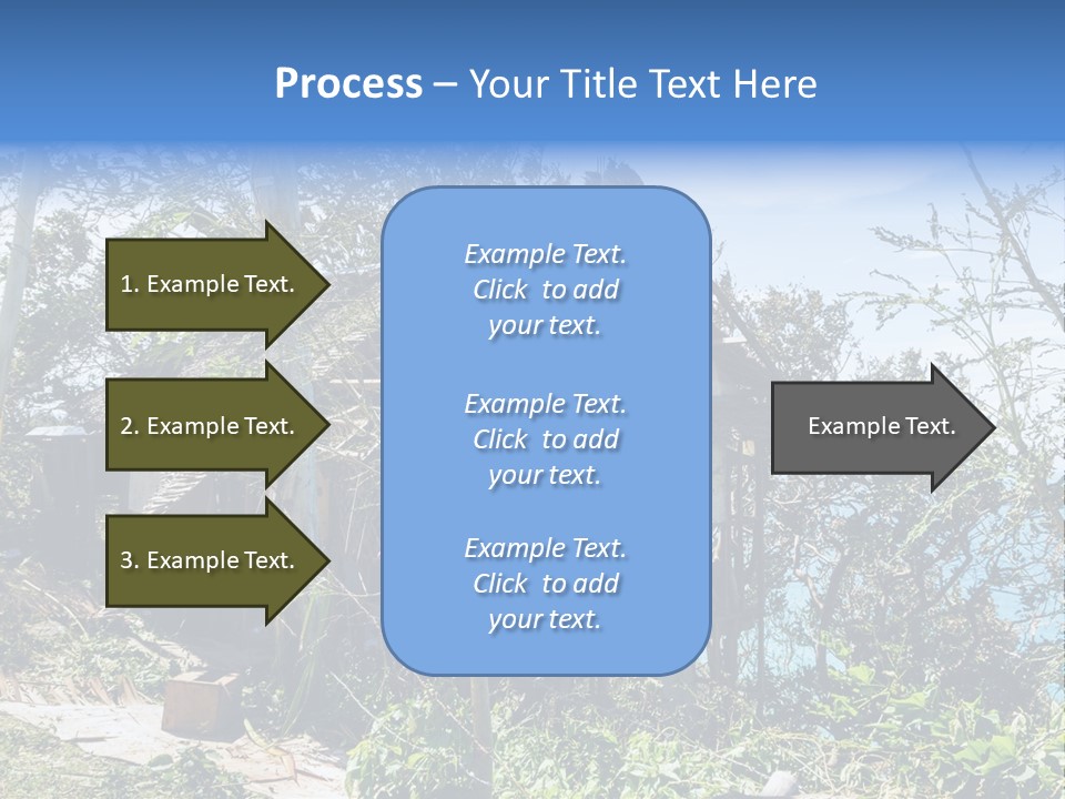 Danger Boracay Hurricane PowerPoint Template
