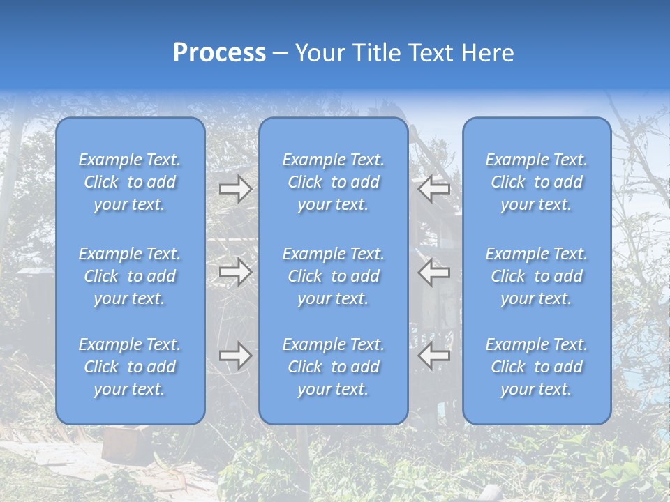 Danger Boracay Hurricane PowerPoint Template