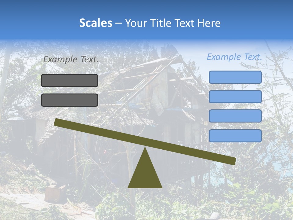 Danger Boracay Hurricane PowerPoint Template