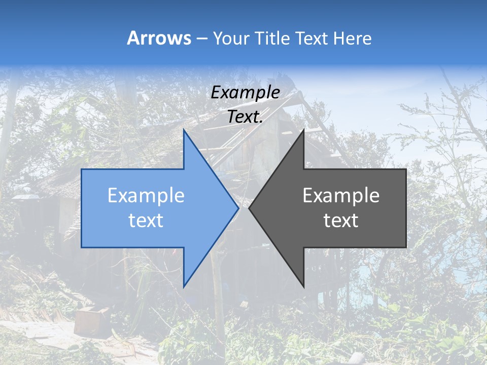 Danger Boracay Hurricane PowerPoint Template
