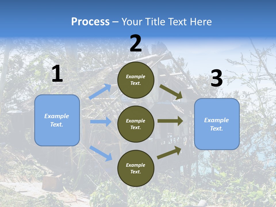 Danger Boracay Hurricane PowerPoint Template