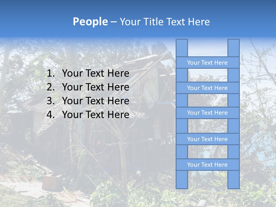 Danger Boracay Hurricane PowerPoint Template