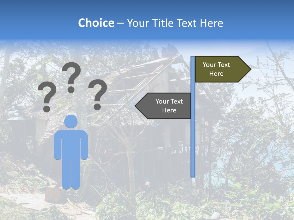 Danger Boracay Hurricane PowerPoint Template