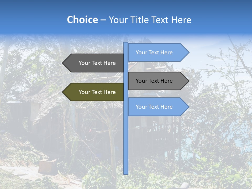 Danger Boracay Hurricane PowerPoint Template