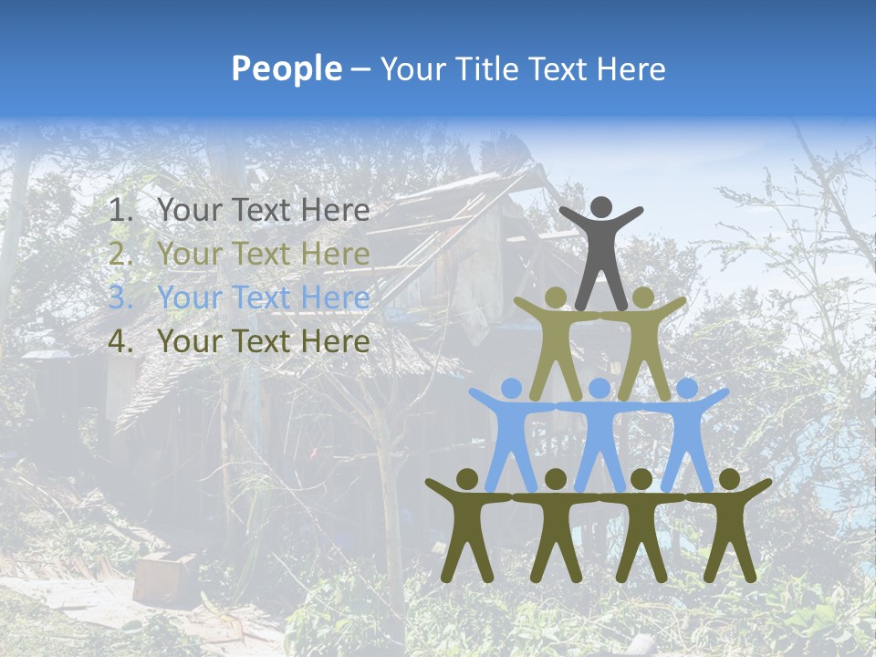 Danger Boracay Hurricane PowerPoint Template