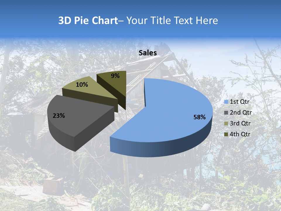Danger Boracay Hurricane PowerPoint Template