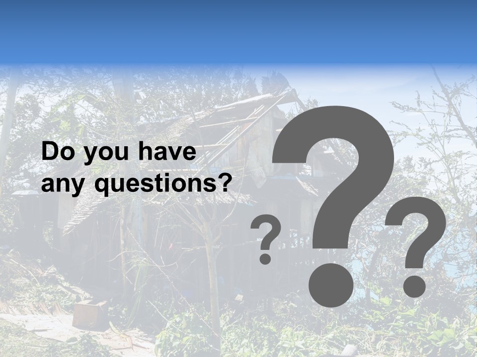 Danger Boracay Hurricane PowerPoint Template