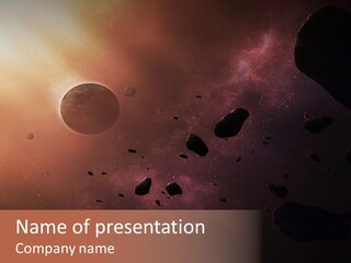 Black Women Sparkling PowerPoint Template