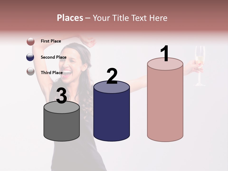 Black Women Sparkling PowerPoint Template