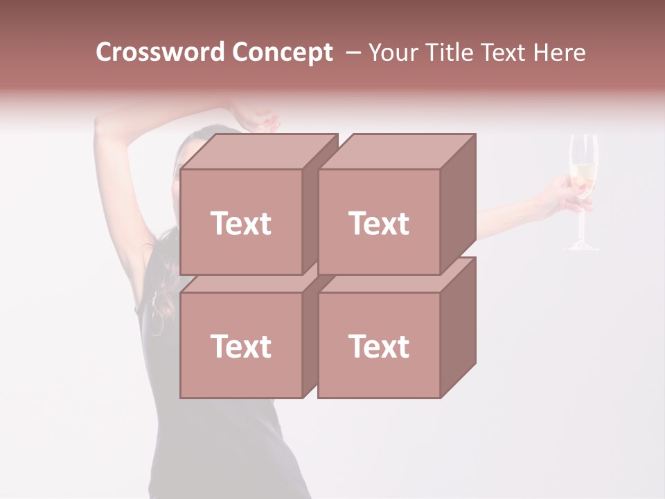 Black Women Sparkling PowerPoint Template