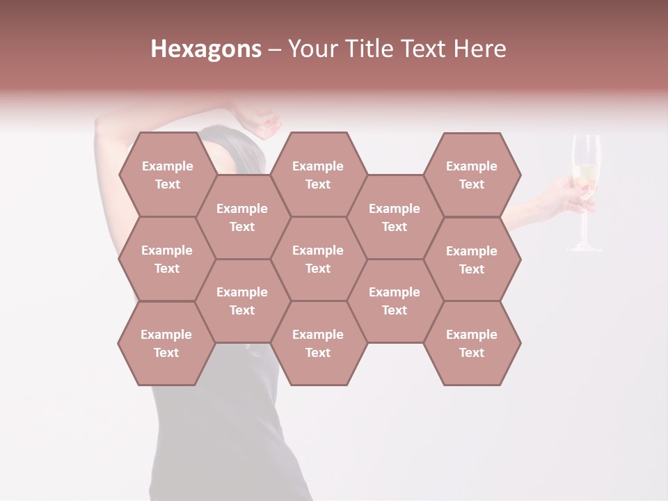 Black Women Sparkling PowerPoint Template