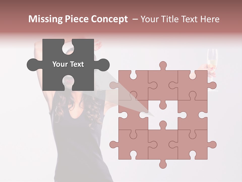 Black Women Sparkling PowerPoint Template