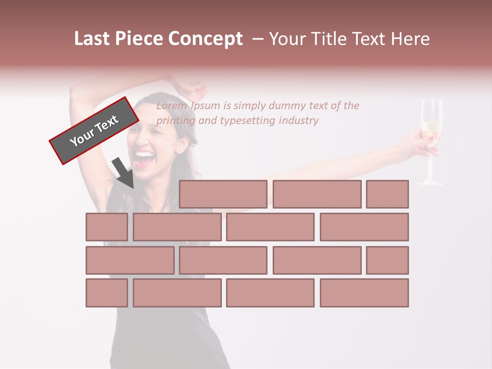 Black Women Sparkling PowerPoint Template