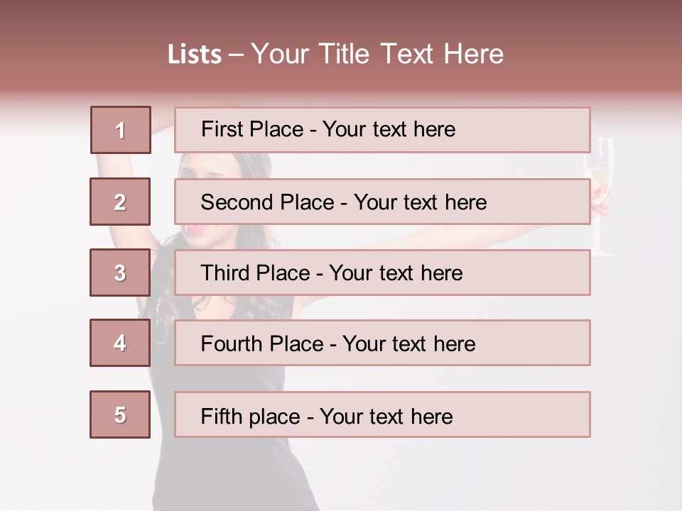 Black Women Sparkling PowerPoint Template