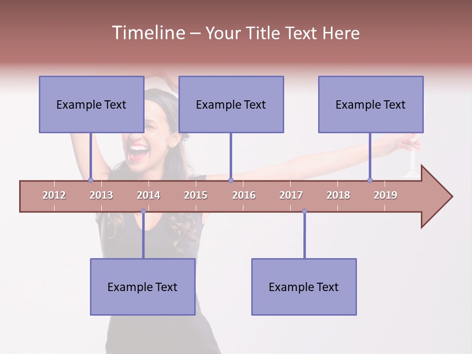 Black Women Sparkling PowerPoint Template