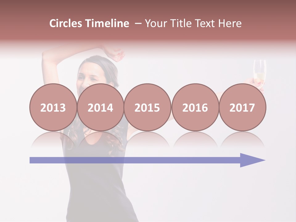 Black Women Sparkling PowerPoint Template