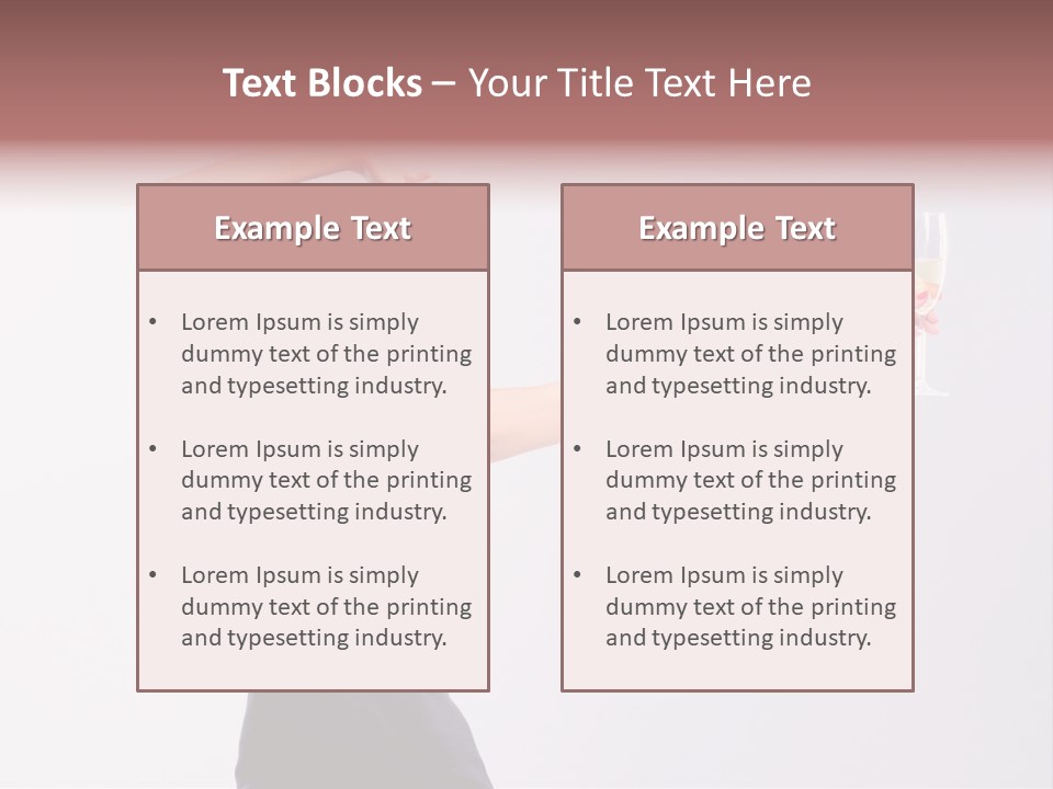 Black Women Sparkling PowerPoint Template