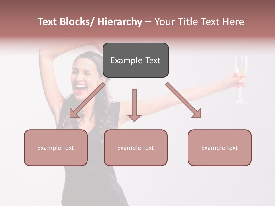 Black Women Sparkling PowerPoint Template