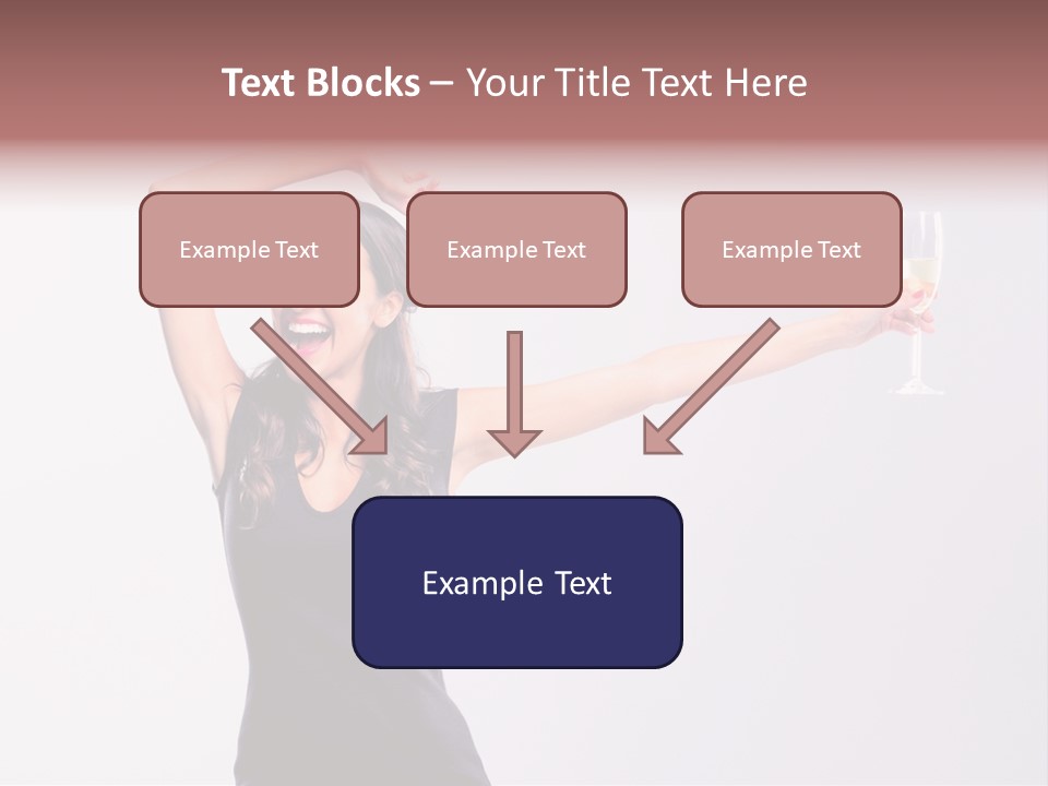 Black Women Sparkling PowerPoint Template