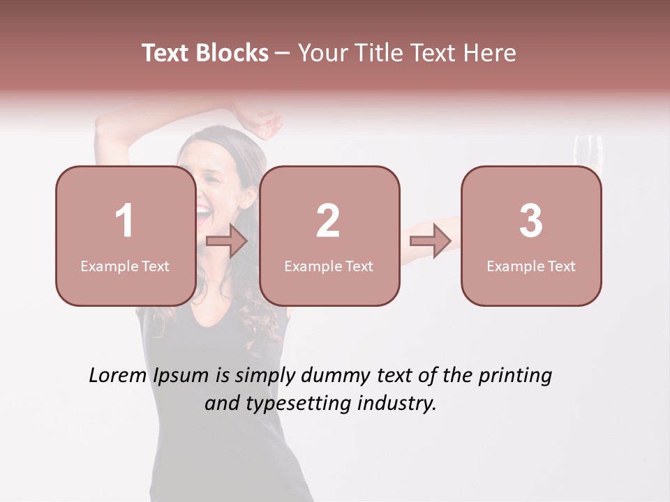 Black Women Sparkling PowerPoint Template