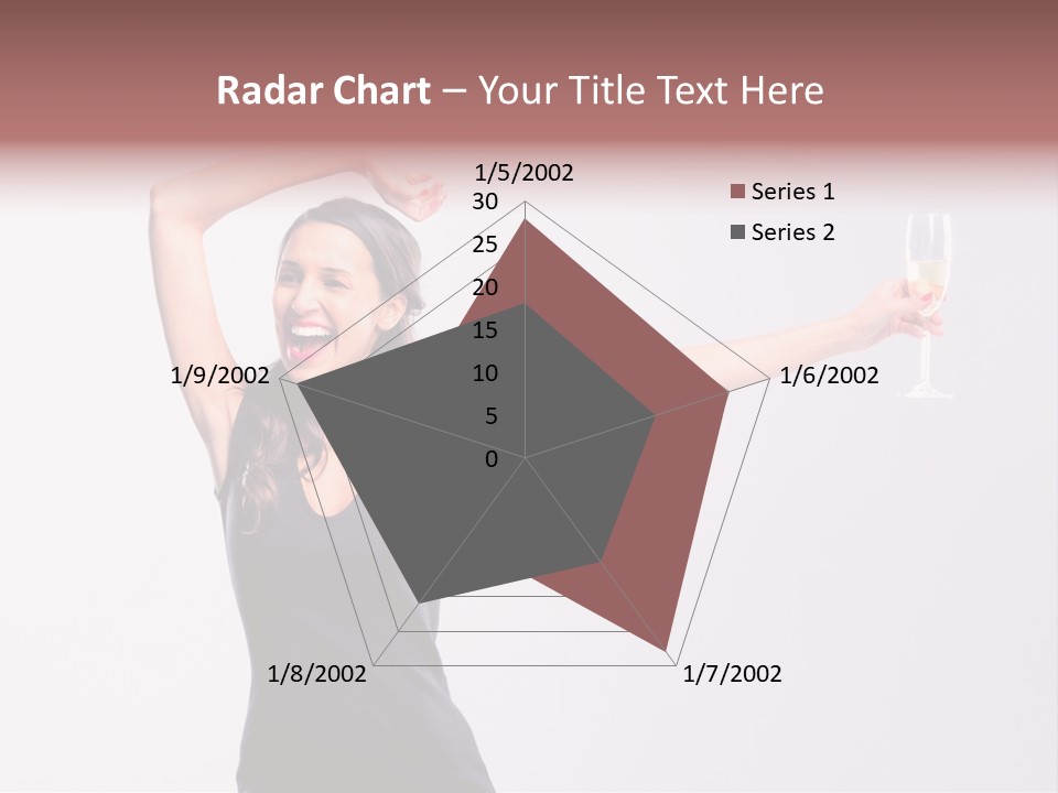 Black Women Sparkling PowerPoint Template