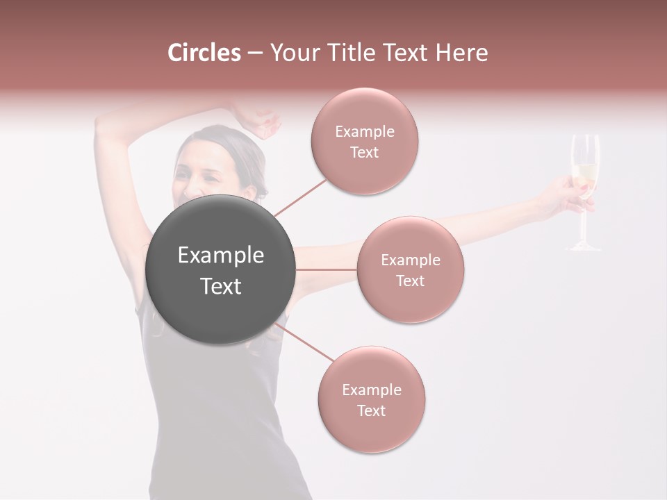 Black Women Sparkling PowerPoint Template