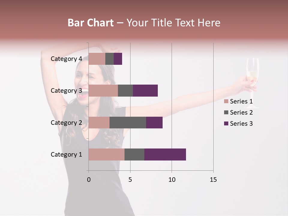 Black Women Sparkling PowerPoint Template