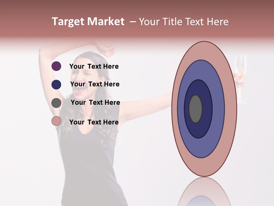 Black Women Sparkling PowerPoint Template