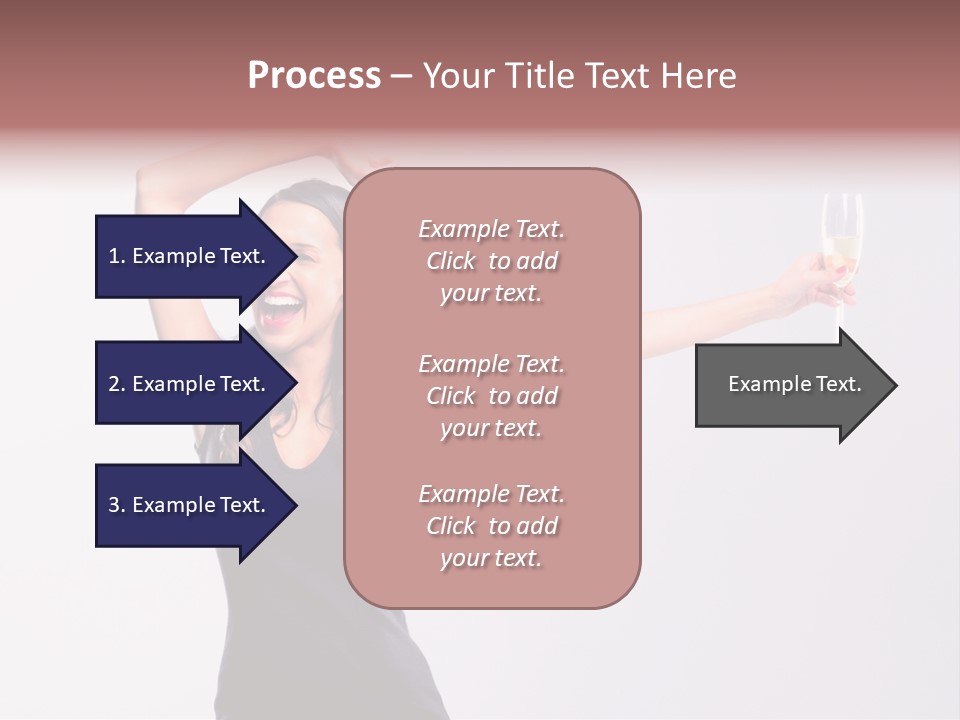 Black Women Sparkling PowerPoint Template