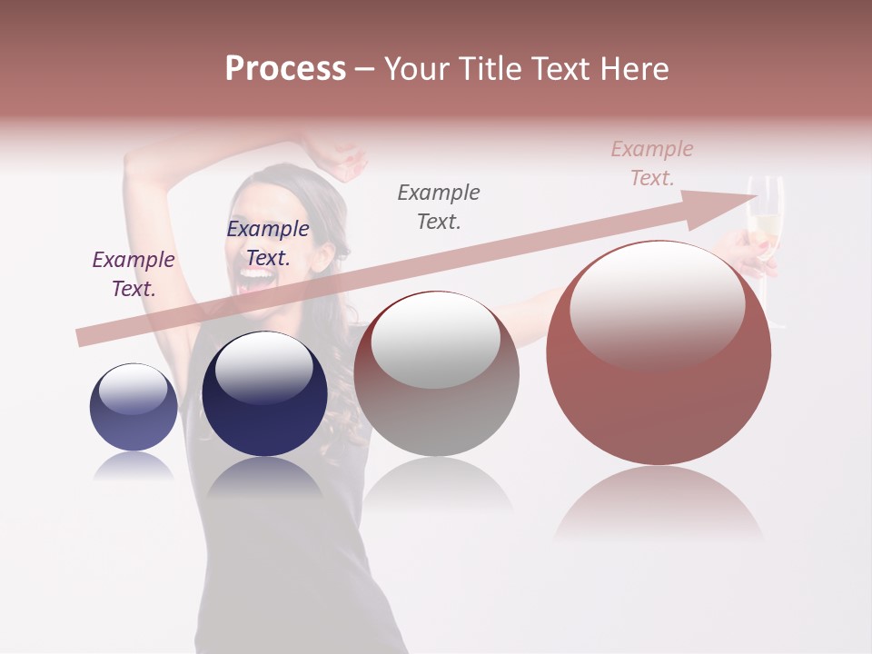 Black Women Sparkling PowerPoint Template