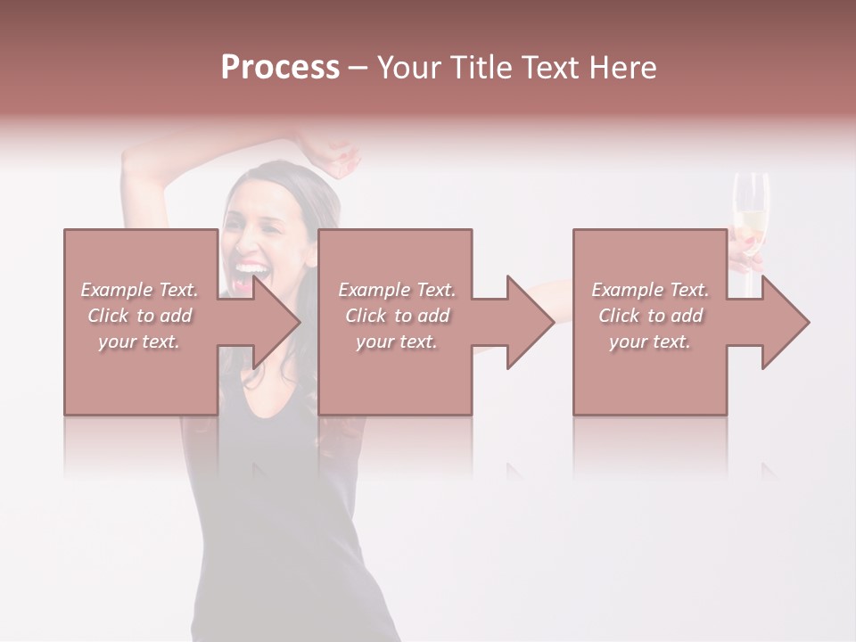 Black Women Sparkling PowerPoint Template