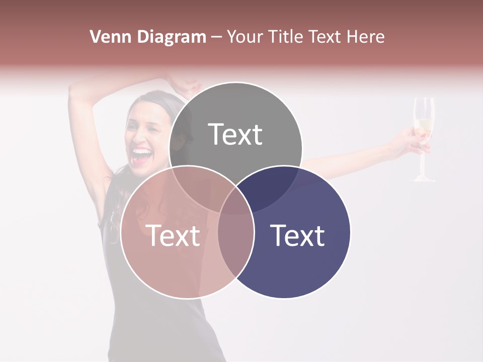 Black Women Sparkling PowerPoint Template