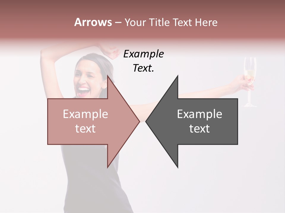 Black Women Sparkling PowerPoint Template