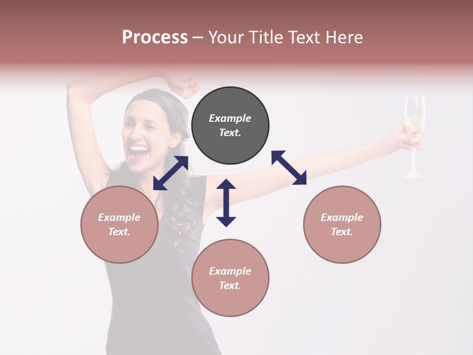 Black Women Sparkling PowerPoint Template