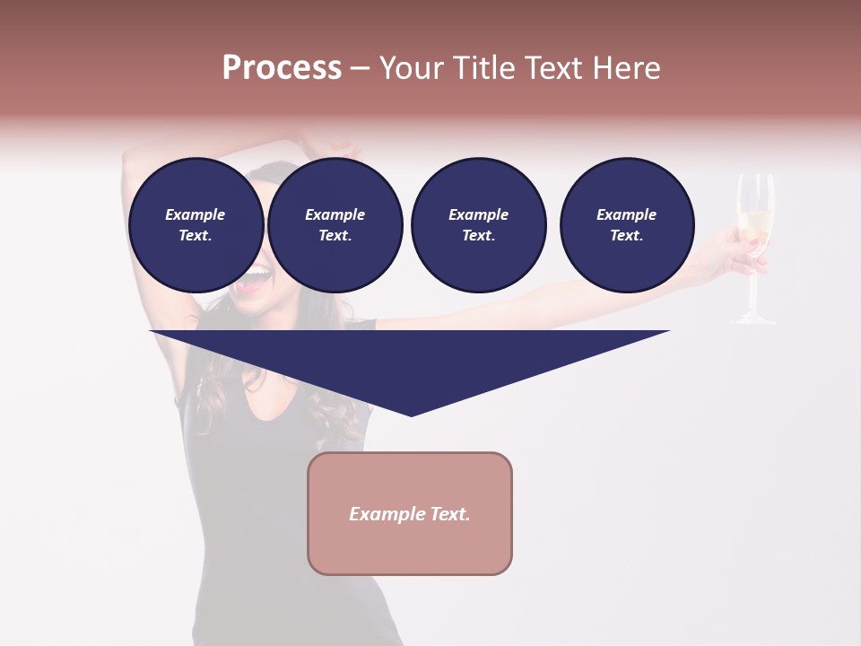 Black Women Sparkling PowerPoint Template