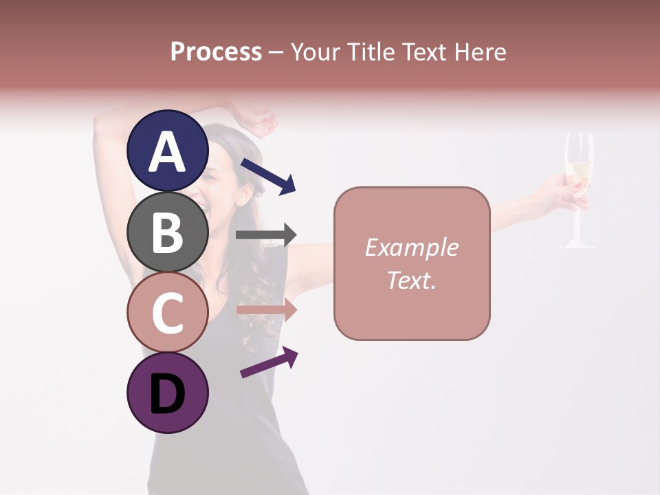 Black Women Sparkling PowerPoint Template