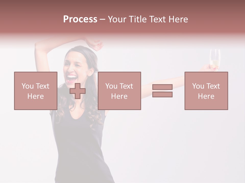 Black Women Sparkling PowerPoint Template