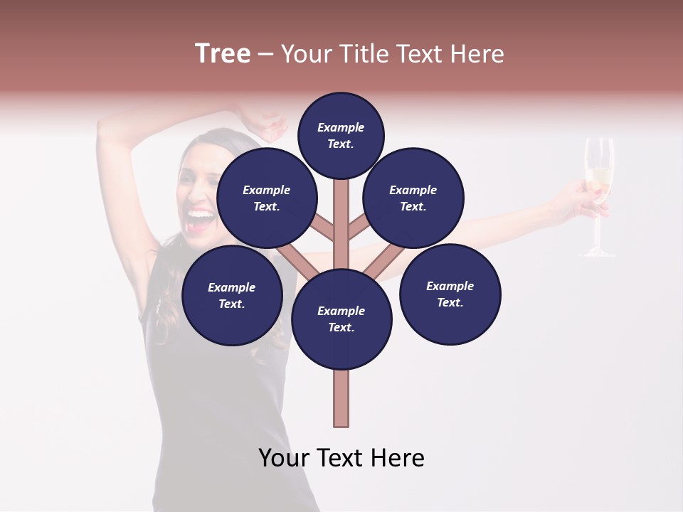 Black Women Sparkling PowerPoint Template