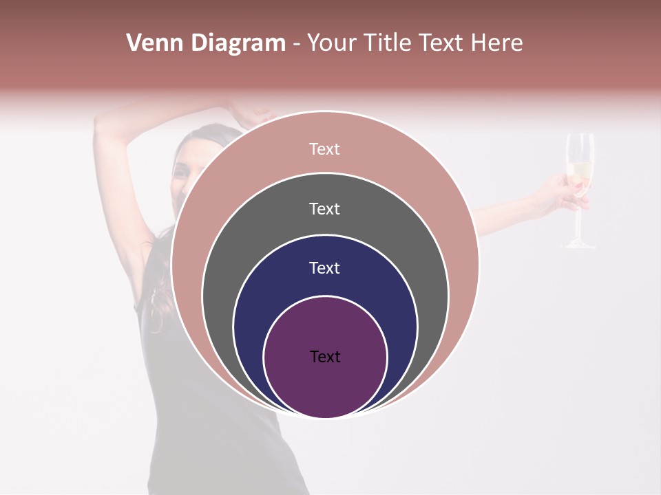 Black Women Sparkling PowerPoint Template