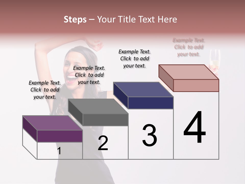 Black Women Sparkling PowerPoint Template