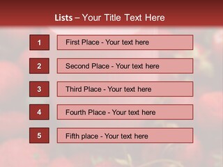 Berry Yogurt Milkshake PowerPoint Template